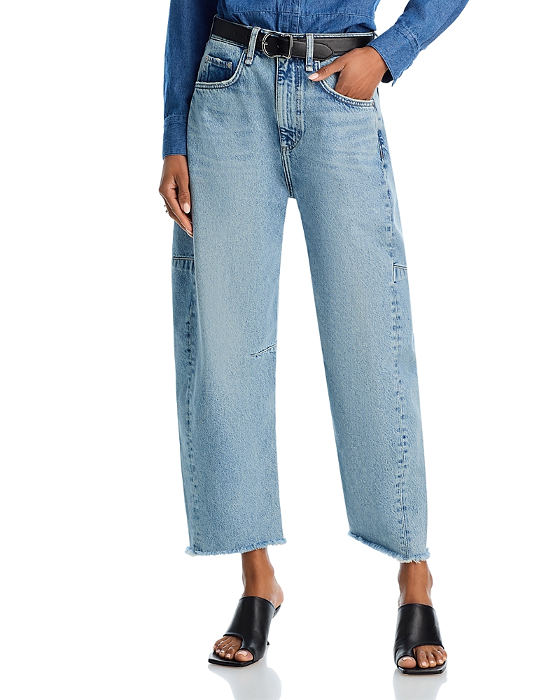 Rag & Bone Charlie High Rise Ankle Barrel Leg Jeans In Lou