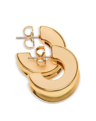 Bold Polished Small Hoop Earrings