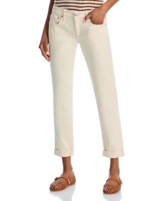 rag & bone - Dre Low Rise Slim Leg Jeans in Ecru