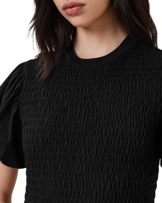 Dael Peplum Puff Sleeve Top