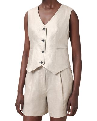 Averie Linen Waistcoat