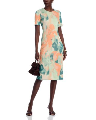 Short Sleeve Midi Dress