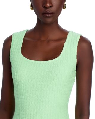 Square Neck Midi Dress