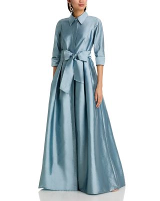 Taffeta Shirt Waist Gown