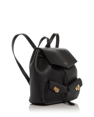 Gancini Leather Backpack