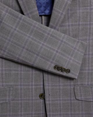 Ron Classic Wool Check Modern Fit Suit Jacket  
