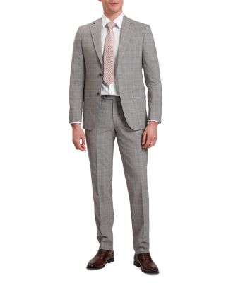 Check Classic Wool Slim Fit Suit Jacket