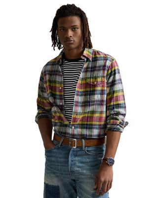 Polo Ralph Lauren - Classic Fit Indigo Madras Shirt