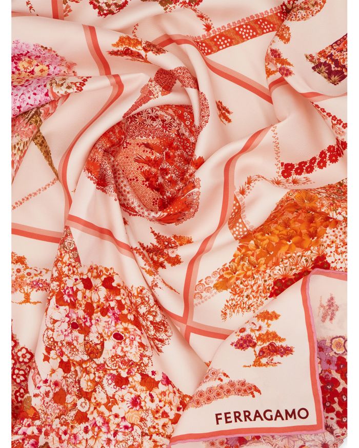 Patchwork Silk Scarf