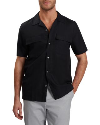 Whether Short Sleeve Double Pocket Regular Fit Button Down Shirt