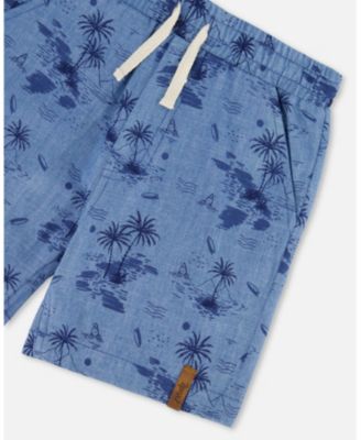 Boys' Printed Chambray Short - Little Kid, Big Kid