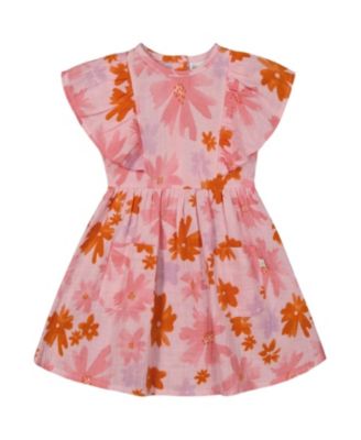 Deux par Deux - Girls' Printed Muslin Dress - Little Kid
