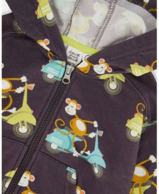 Boys' Printed French Terry Hooded Full Zip Sweatshirt - Baby