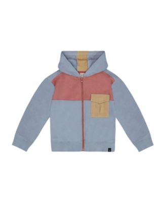 Deux par Deux - Boys' French Terry Full Zip Hoodie Sweatshirt - Little Kid, Big Kid