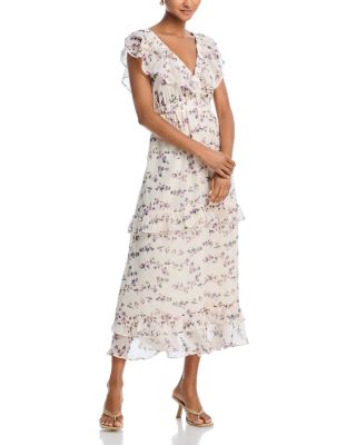 Floral Twist Front Maxi Dress - Exclusive