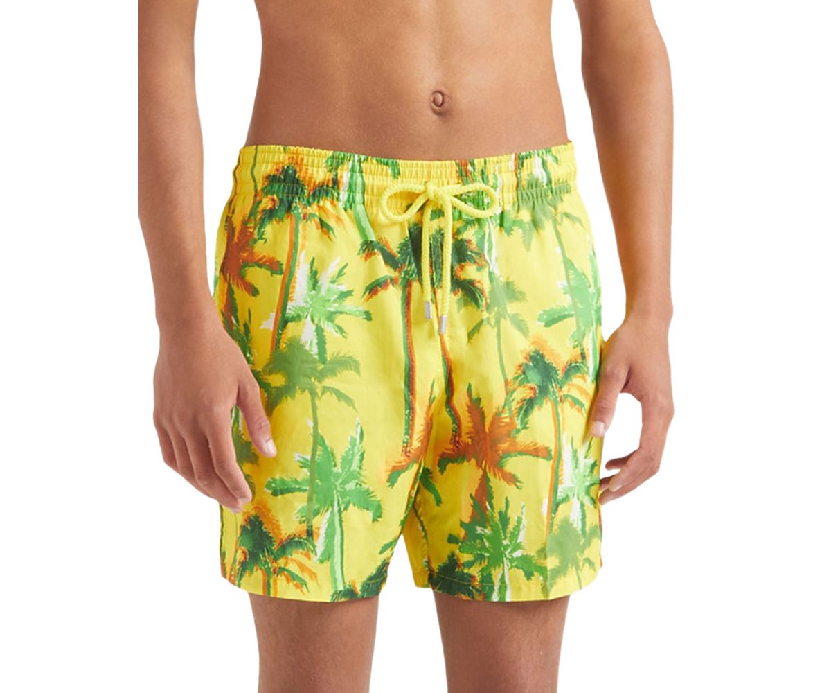 Vilebrequin Palms Offset Ultralight & Packable 5.5 Swim Trunks