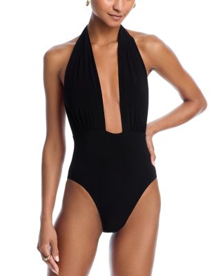 Norma Kamali - Cross Halter One Piece Swimsuit