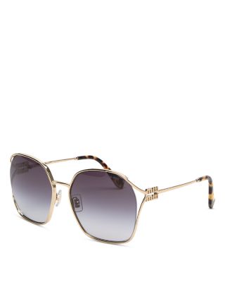 Miu Miu - Geometric Sunglasses, 60mm