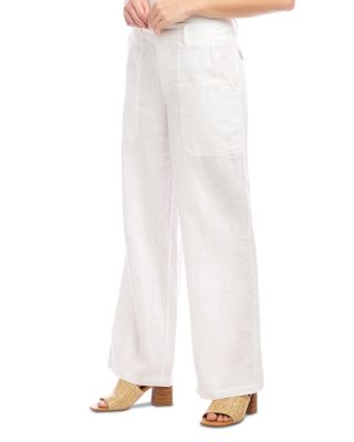 Linen Wide Leg Trousers