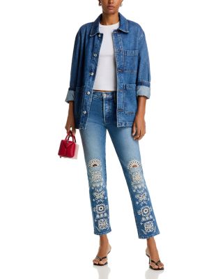 The Mid Rise Hiker Hover Jeans in Tequila Sunrise