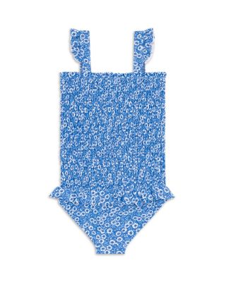 Girls' Smocked One Piece Swimsuit - Baby, Little Kid, Big Kid