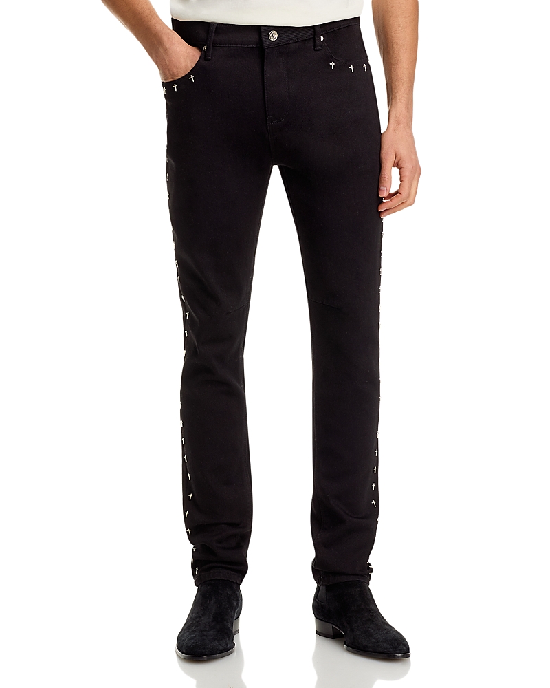Rta Skinny Jeans in Black Cross