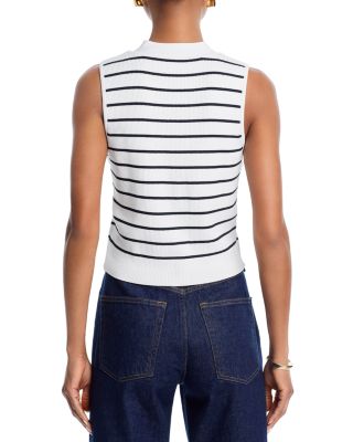 Striped Knit Vest - Exclusive