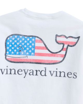 Boys' Flag Whale Short Sleeved Pocket Tee - Little Kid