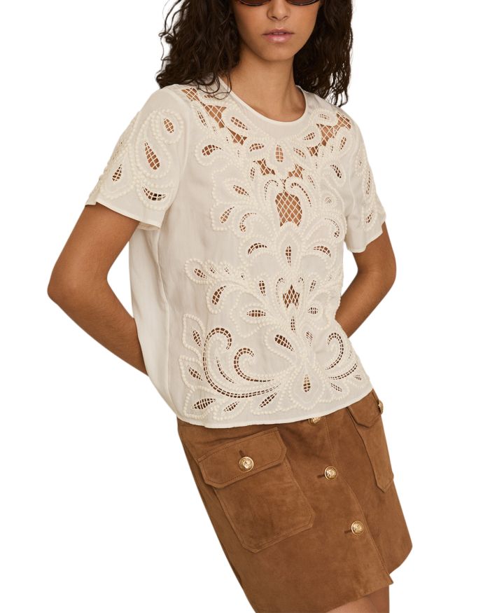 Iyla Floral Cut Out Top