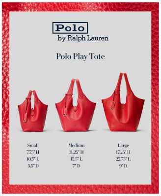 Polo Play Leather Small Tote & Crossbody