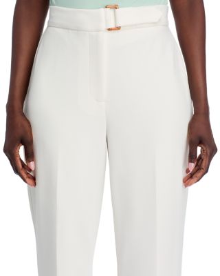 Full Novelty Buckle Wide Leg Pants