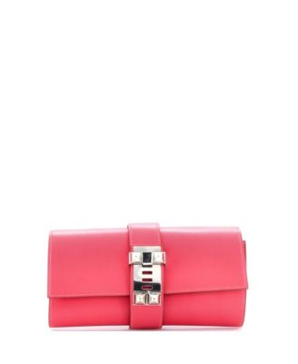 Pre-Owned HERMES 23 Medor Clutch Tadelakt