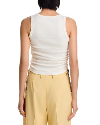 Ruched Sleeveless Top