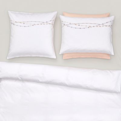 Juwel Embroidered Sateen Standard Pillowcase