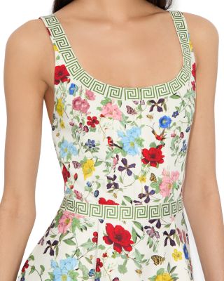 Diana Sleeveless Structured Midi Dress