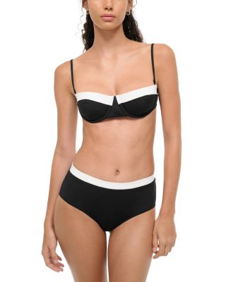 Jo Balconette Bikini Top & Devon High Rise Bikini Bottom