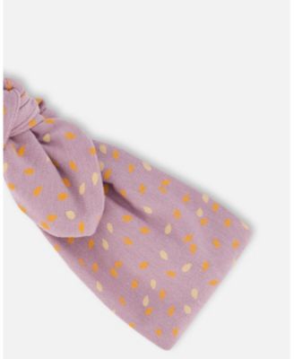  Girls' Printed Organic Cotton Headband - Baby
