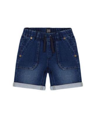 Deux par Deux - Boys' French Terry Denim Short - Little Kid, Big Kid
