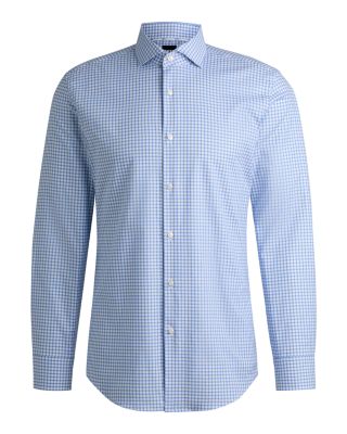 Hank Slim Fit Check Dress Shirt