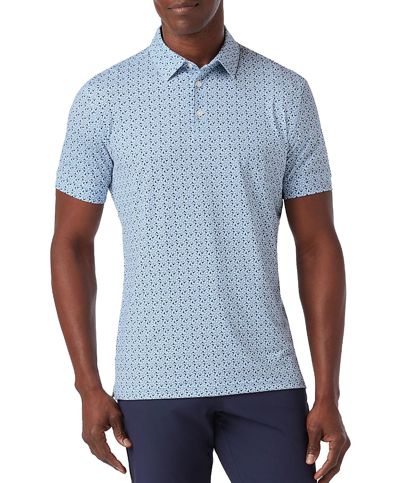 Mizzen + Main Mizzen+main Versa Ss Polo Light Cyan Mini Golf