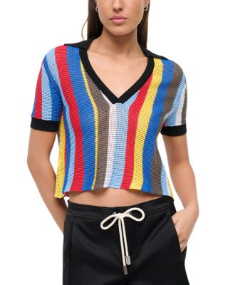 STAUD - Hamel Cropped Top Swim Cover-Up