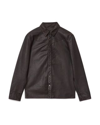 Samuel Regular Fit Western Leather Shirt 