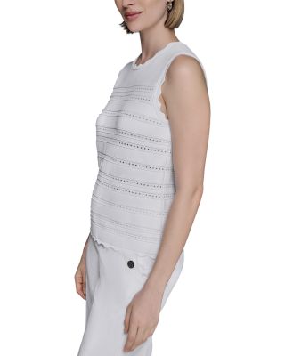 Scallop Edge Tank Top