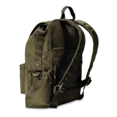 Brooklyn Flap Top Backpack, Dark Moss