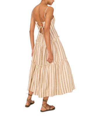 Square Neck Tiered Dress