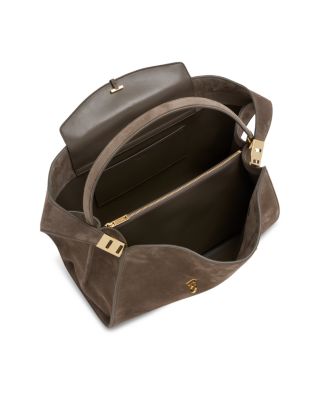 Hug Suede Top Handle Bag