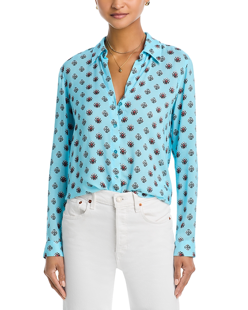 L'agence Holly Blouse In Blue