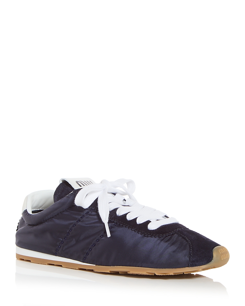 MIU MIU WOMEN'S LOW TOP SNEAKERS
