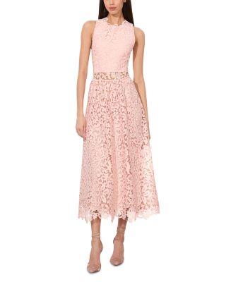 Babette Floral Lace Midi Dress    