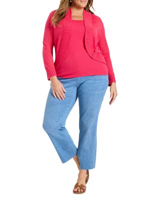 Plus Perfect Knit Rib Scoop Neck Tank